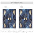 thumbnail image 4 of Yayeee Garden Flag 28"x40" Double Sided Outdoor Yard Lawn Holiday Decorations, Blue Geometric Pattern, 4 of 6