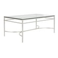 thumbnail image 4 of SAFAVIEH Couture Abelard Glam Metal Coffee Table, Antique Silver, 4 of 9