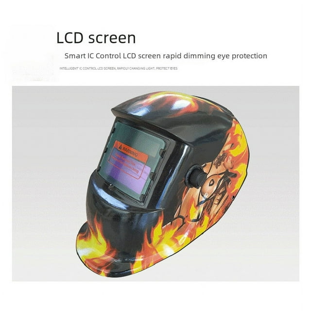 Máscara de soldadura con atenuación automática, montada en la cabeza, ligera, para soldadura por arco de argón, corte por láser, máscara de soldadura antideslumbrante