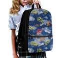thumbnail image 2 of Uorisanigo Blue Camo Digger School Backpack for Girls Boys 10-12, Large Capacity School Bag for Kids, Casual Daypack Elementary Kindergarten Preschool Schoolbags with added Straps, 2 of 6