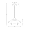 thumbnail image 4 of Lámpara colgante LámparaYa estilo moderno acabado negro mate 1 luz E27 40 W, 4 of 5