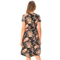 thumbnail image 4 of Bearsland Women’s Short Sleeve Midi Maternity Nursing Dress Casual  Breastfeeding Dress with Pocket, 4 of 8