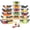 Grey, variant on 42pcs Glass Food Storage Containers with Snap Locking Lids Set, Glass Meal Prep Containers (21 Container & 21 Lids),Leak Proof Lunch Containers BPA-Free,Black