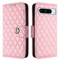 thumbnail image 7 of for Google Pixel 9a Wallet Case, Elegant Card Holder Cash Slot PU Leather Kickstand Wrist Strap Shockproof Protective Flip Women Girls Case Cover for Google Pixel 9a, Pink, 7 of 7