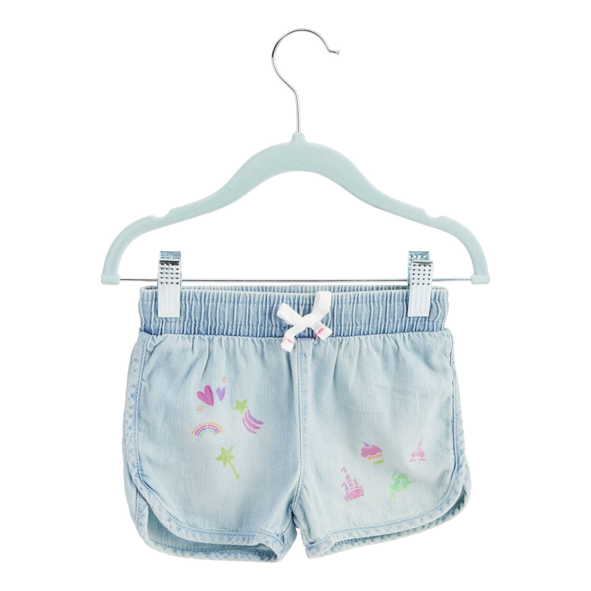 Juvale 24 Pack Blue Velvet Closet Clothes Hangers With Clips For Baby  Nursery Kids Children Coat Skirt Pants, 12 In : Target