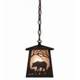 thumbnail image 6 of Meyda Tiffany 175566 Bear At Dawn 10" Wide Pendant - Bronze, 6 of 7