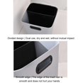 thumbnail image 3 of Toystoory Cubo de basura de doble capa, cesto de basura, cesto de basura de cocina para el hogar, cesto de basura de almacenamiento para el hogar de Suministros de limpieza para el hogar Blanco Toystoory HA083687-01, 3 of 6