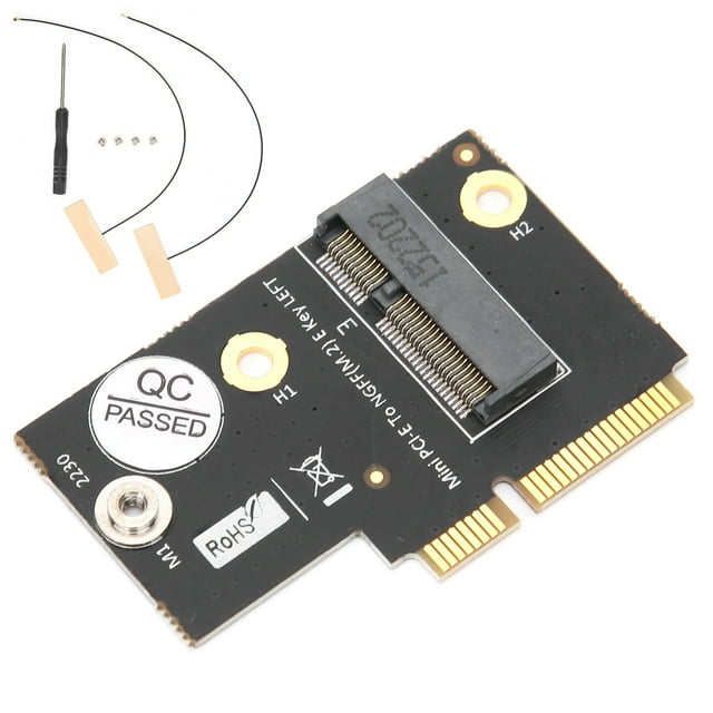 M.2 NGFF Key E to LowProfile Mini PCIE Adapter Converter Wifi for intel AX200/Lenovo Y510P