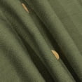 thumbnail image 4 of Ox Bay Amias Solid Transitional Cotton Hand Woven Throw Pillow, Forest Green, 20" x 20", 4 of 14