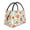 Peach, variant on Vsdgher Peach With Leaves Print Insulated Reusable Bags with Sturdy Zipper and Handles, Foldable Totes for Hot or Cold Food Bring or Delivery