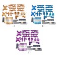thumbnail image 3 of Front Rear Swing Arms RC Crawler Upgrade Steering Cups Modified Maintenance Part Kit Replacement for WLtoys 144001 144402 144010 Blue, 3 of 8