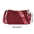 thumbnail image 3 of Female Bag Shoulder Bag Crossbody Bag Fashionable And Versatile Multi Compartment Lightweight Commuting Bag, 3 of 6