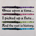 thumbnail image 4 of Inktastic Funny Flute Music Quote Tote Bag, 4 of 4