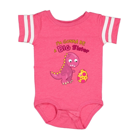 Inktastic Dinosaur Future Big Sister Girls Baby Bodysuit