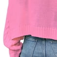 thumbnail image 5 of ShomPort Women's Fall Winter Turtleneck Sweaters Long Sleeve Pullover Loose Thick Knit Tops, 5 of 6