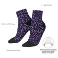 thumbnail image 6 of Rocae Lavender Flowers for Premium Adult Socks,Comfortable, Breathable, and Durable Socks, Perfect for Everyday Wear, 6 of 7
