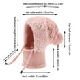 thumbnail image 3 of Bibifish One Piece Scarf Hats For Women Winter Soft Fleece Knitted Scarf Hats Cold Weather Outdoor Activities Thermal One Piece Scarf Hats, 3 of 5