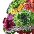 thumbnail image 5 of Hsqqdc 1 Piece Vintage Flower Crochet Hollow Beanie for Women, Lightweight Breathable Knit Hat for Summer Wear, 5 of 7