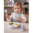 thumbnail image 2 of BabyBjorn Baby Spoon & Fork, Grey, 2 of 3