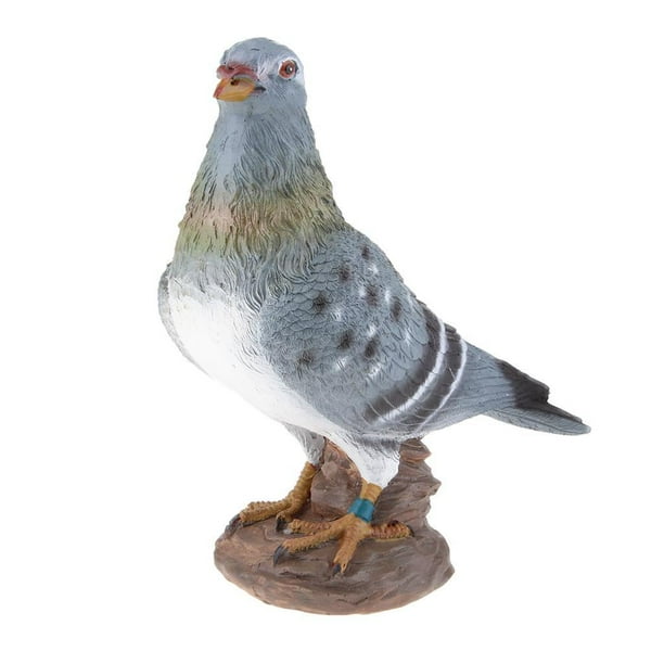 Elegante escultura de estatua personalizable manualmente para patio y césped. Blanco b