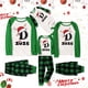 thumbnail image 1 of Moda Navidad Mujer Mamá Estampado a Cuadros Blusa Pantalones Ropa Familiar Pijamas Mujer Poliéster Tops Pantalones, 1 of 4