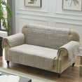 thumbnail image 2 of Barefoot Bungalow Phoenix Southwestern Boho Reversible Slipcover/Furniture Protector, Tan, Loveseat, 2 of 7