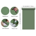 thumbnail image 2 of CHIHUT 17.7"x100" Green Wallpaper Stick and Peel for Bedroom Thicken Matte Textured Green Contact Paper for Walls Self Adhesive Removable Green Wall Paper Roll for Cabinets Countertops Shelf Liner, 2 of 8