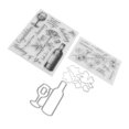 thumbnail image 1 of Sellos De Goma Transparentes, Materiales Seguros, Sellos Transparentes Pegados Repetidamente, Forma De Relieve única Para Tarjetas, Manualidades En Papel, Decoración De álbumes, 1 of 7