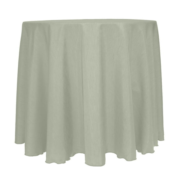 Ultimate Textile Reversible Shantung Satin - Majestic 108-Inch Round Tablecloth Sage Green