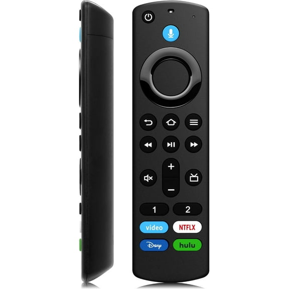 Replacement Voice Remote Control Fit for Fire Smart TVs Stick, TV Cube, Lite, Stick 4K/4K Max (1st / 2nd Gen), and All Insignia, Toshiba, Pioneer