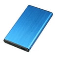 thumbnail image 1 of 2.5 Inch SATA to USB 3.0 External Hard Drive Enclosure with Aluminum Alloy Brushed Shell, Compatible with 7/9.5mm HDD/SSD for Desktop and Laptop, High-Speed Data Transfer, Optional Colors:, 1 of 5