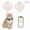 Square - White, variant on 2pcs Find My APP Key Finder Locator Anti-Loss Device for Pets & Loved Ones Smart Wireless Luggage Tracker GPS Locator for Car/Wallet/Bag