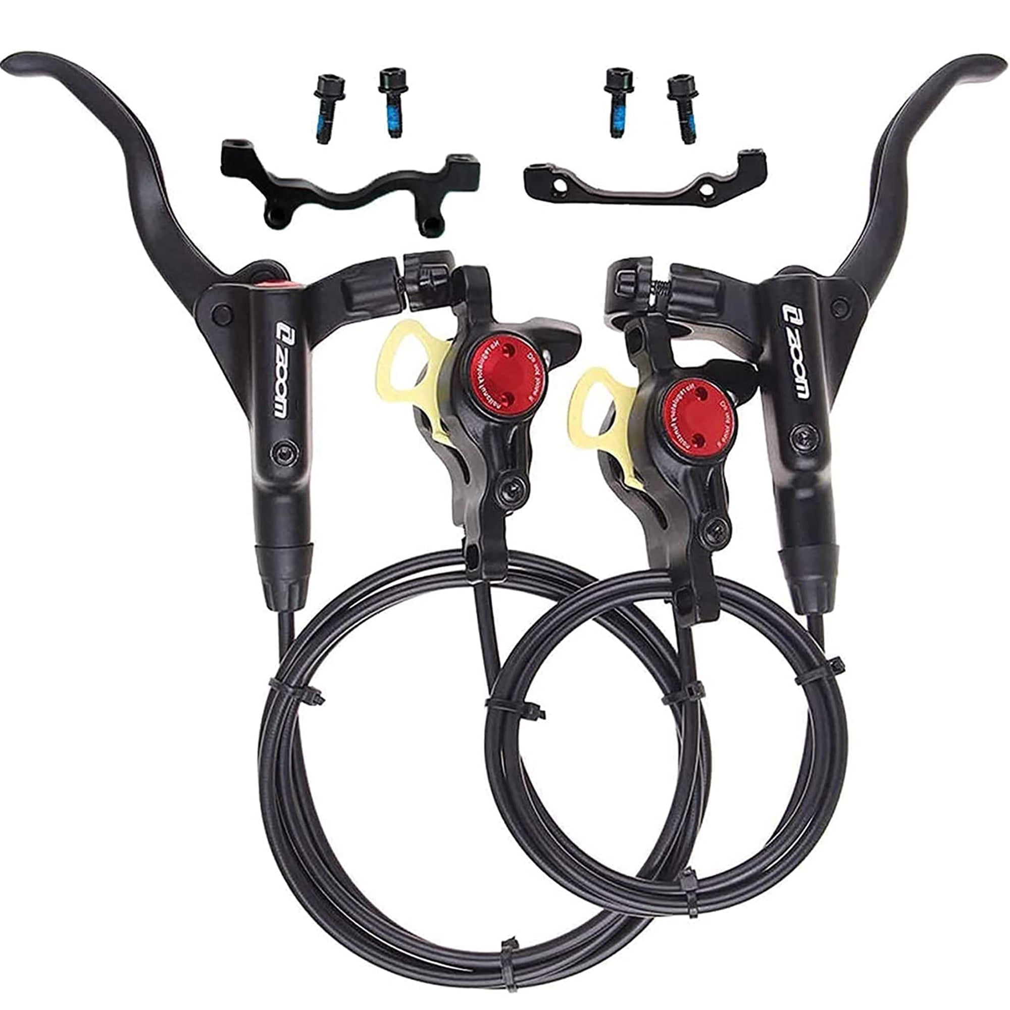BUCKLOS MTB Hydraulic Disc Brakes, Mountain Bike Left Front 800mm Right