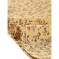thumbnail image 6 of MODA NOVA Juniors Blouse Floral Print 3/4 Raglan Sleeve Round Neck Tops Yellow S, 6 of 6