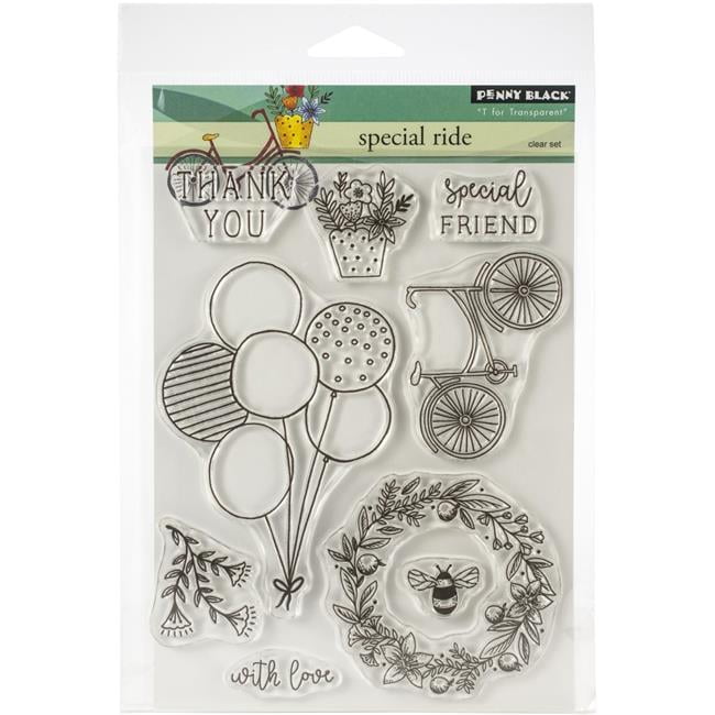 Penny black clear stamps-special ride 5"x6.5" Penny Black Clear Stamps-Special Ride 5"X6.5" - Walmart.com - Walmart.com