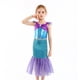 thumbnail image 4 of Vestido de princesa sirena, ropa infantil, vestido de bebé de primavera y verano para niñas, vestido de baile con cola de sirena, 4 of 5