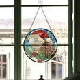 thumbnail image 3 of Hedgehog Ornament Christmas 2025, Hedgehog Stained Glass Sun Catcher – Artistic Hanging Window Decor, Perfect Gift for Animal Lovers, 3 of 5