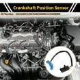 thumbnail image 2 of Unique Bargains 1 Pc Crankshaft Position Sensor for Chevrolet Malibu 3.1 1997-2003 Crank CKP Sensor Sturdy Metal Plastic Engine Black Blue, 2 of 6