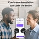 thumbnail image 4 of Auriculares ERAZERL NE20 con Traducción AI en Tiempo Real, Inalámbricos Bluetooth 6.0, Pantalla Táctil LCD, Soporte para Traducción en 148 Idiomas, Reproductor de Música y Llamadas, 4 of 9