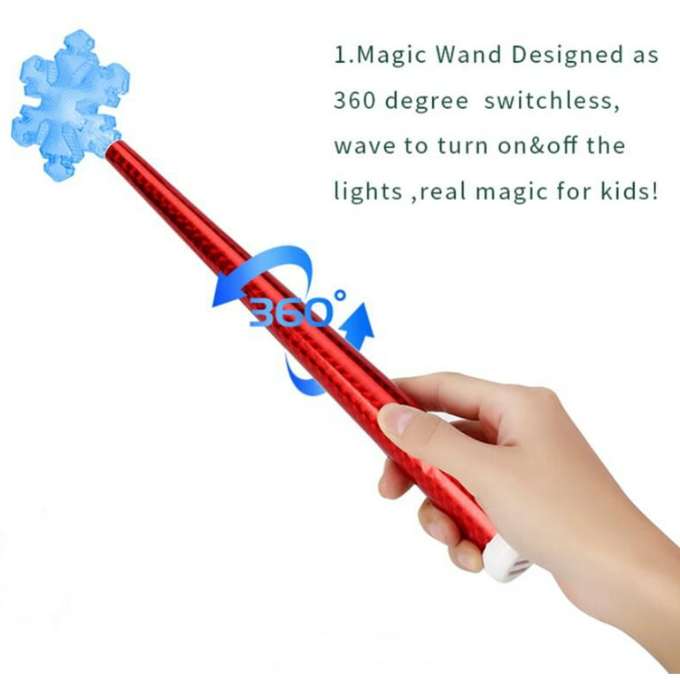  Magic Light Wand, Wireless Remote Control Outlet for Christmas  String Lights and Decorations Lights, Remote Magic Wand Switch Kit with  Music, Ideas for Kids/Friends/Family (Red) : Electronics
