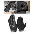 thumbnail image 1 of Guantes de Moto Sharpla con Pantalla Táctil Transpirables a Prueba de Golpes Negro M, 1 of 8