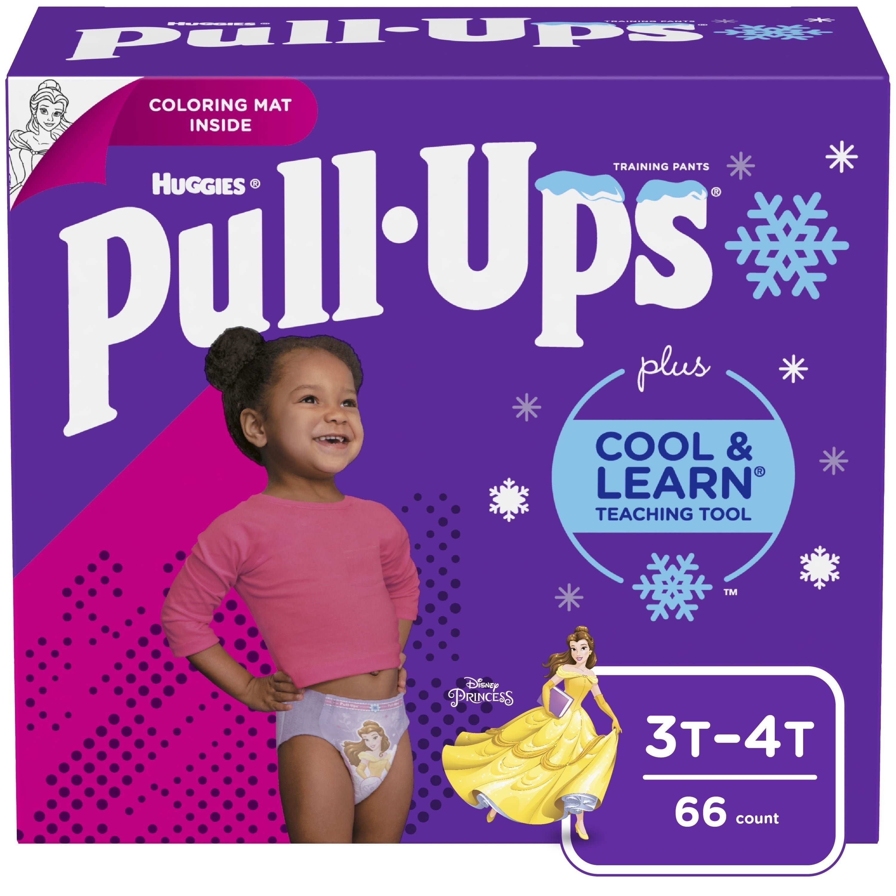 Pull-Ups Cool /& Learn Training Pants for Girls 25 Count 18-34 lb. 2T-3T