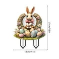 thumbnail image 3 of REK Easter Decor 2D Acrylic Outdoor Stake Weather Easy Installation Versatile Display Modern Design, 3 of 6