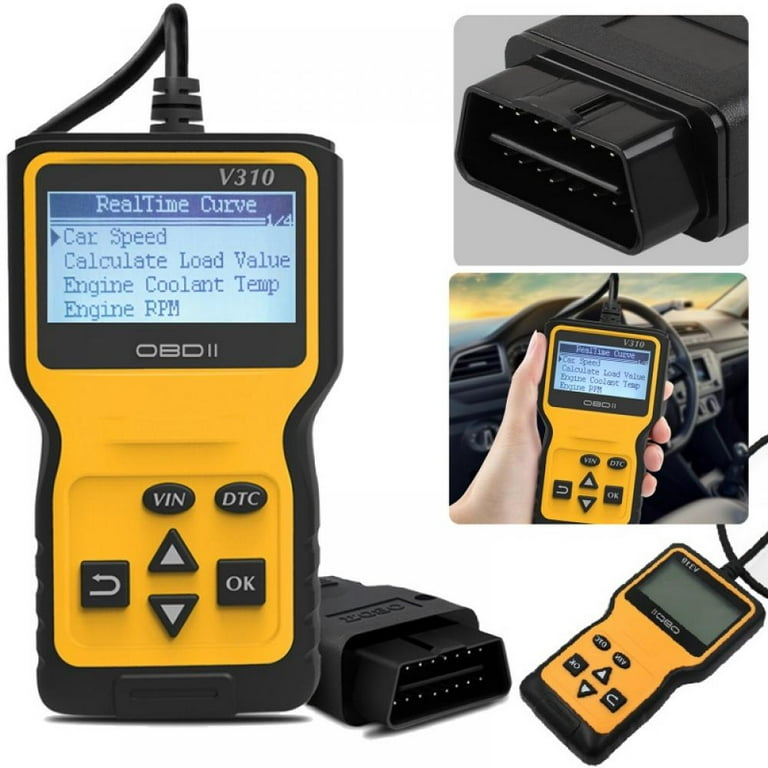 OBD2 Scanner OBD Reader & Scan Tools Car Tool For ABS,SRS,Engine,Transmission,EPB,Oil Reset - Walmart.com