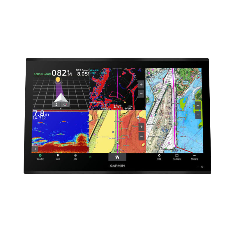 Open Box Garmin GPSMAP9027 27in Plotter With Worldwide Basemap
