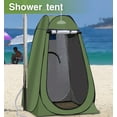 thumbnail image 5 of GVDV Portable Pop up Privacy Tent, Outdoor Camping Bathroom Toilet Shower Tent with Carrying Bag, Green, 5 of 8