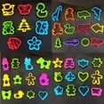 thumbnail image 4 of Herramientas de barro de colores con forma de animales alfanuméricos para estudiantes de primaria Molde de plastilina hecho a mano, 4 of 5