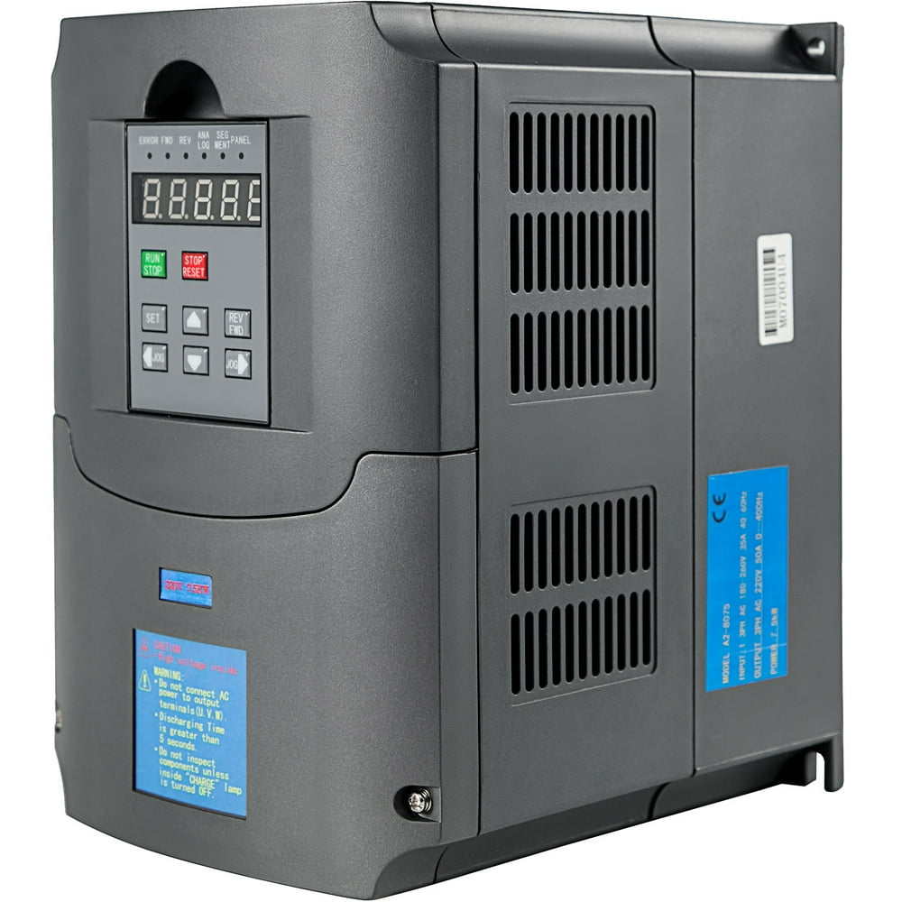 VEVOR Control CNC VFD 220v 7.5kw 10 hp Variable Frequency Drive 50A CNC Motor Drive Controller