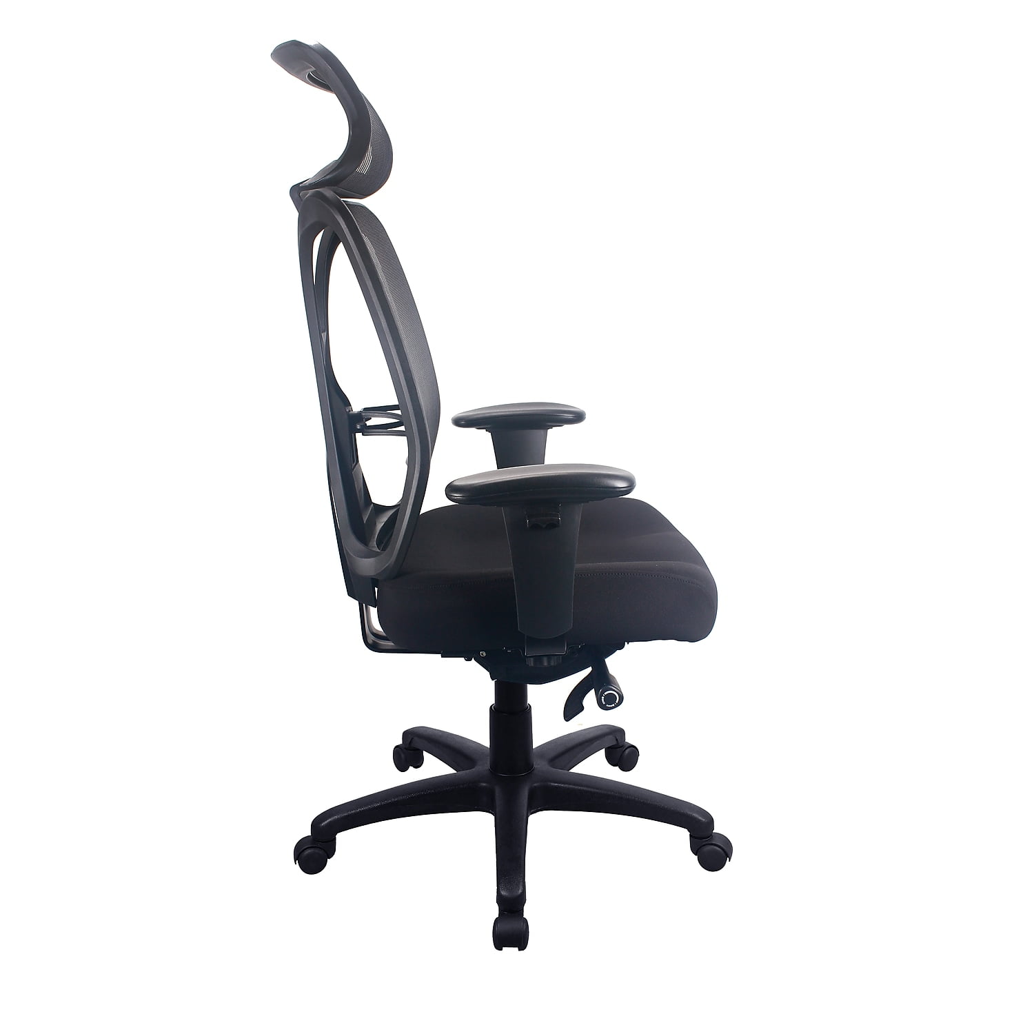 Tempur-Pedic Mesh Back Fabric Computer and Desk Chair Black (TP6450-BLKMB)