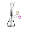 thumbnail image 2 of Adaptador del filtro de boucet de boucet Ducha de extensión del grifo y modos de burbujas que ahorración de agua a alta presión 360 Rotación Extensor argén, 2 of 8